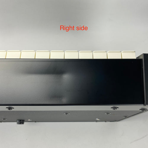 dents on the right side of the front panel