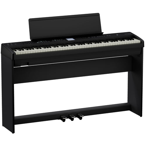 Collage of items included in the Roland FP-E50 Digital Piano HOME PAK