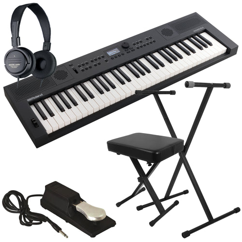 Roland GoKeys 5 Music Creation Keyboard - Graphite KEY ESSENTIALS BUNDLE
