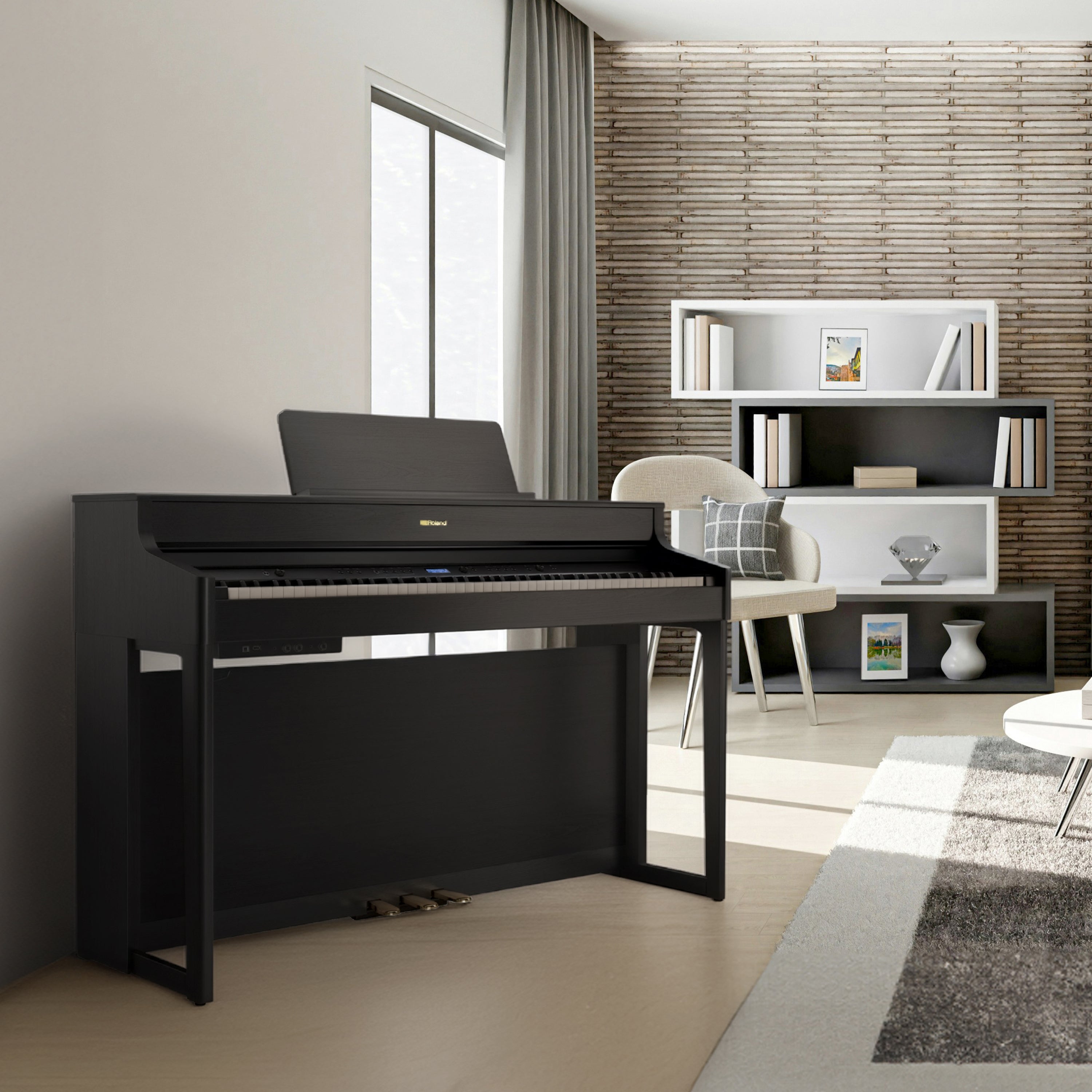 Roland HP702 Digital Piano - Charcoal Black – Kraft Music