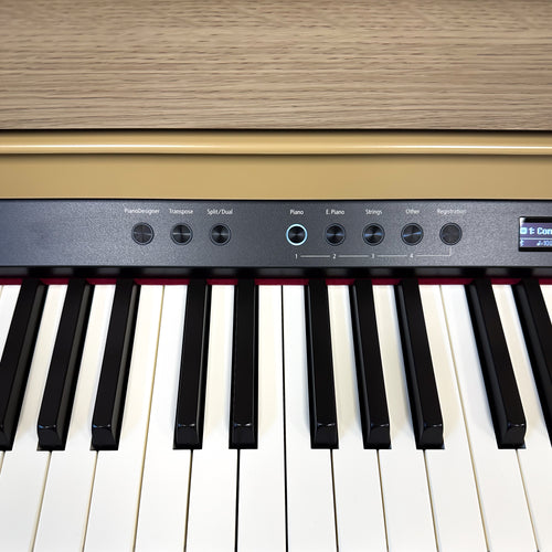 Roland HP702 Digital Piano - Light Oak - View 10