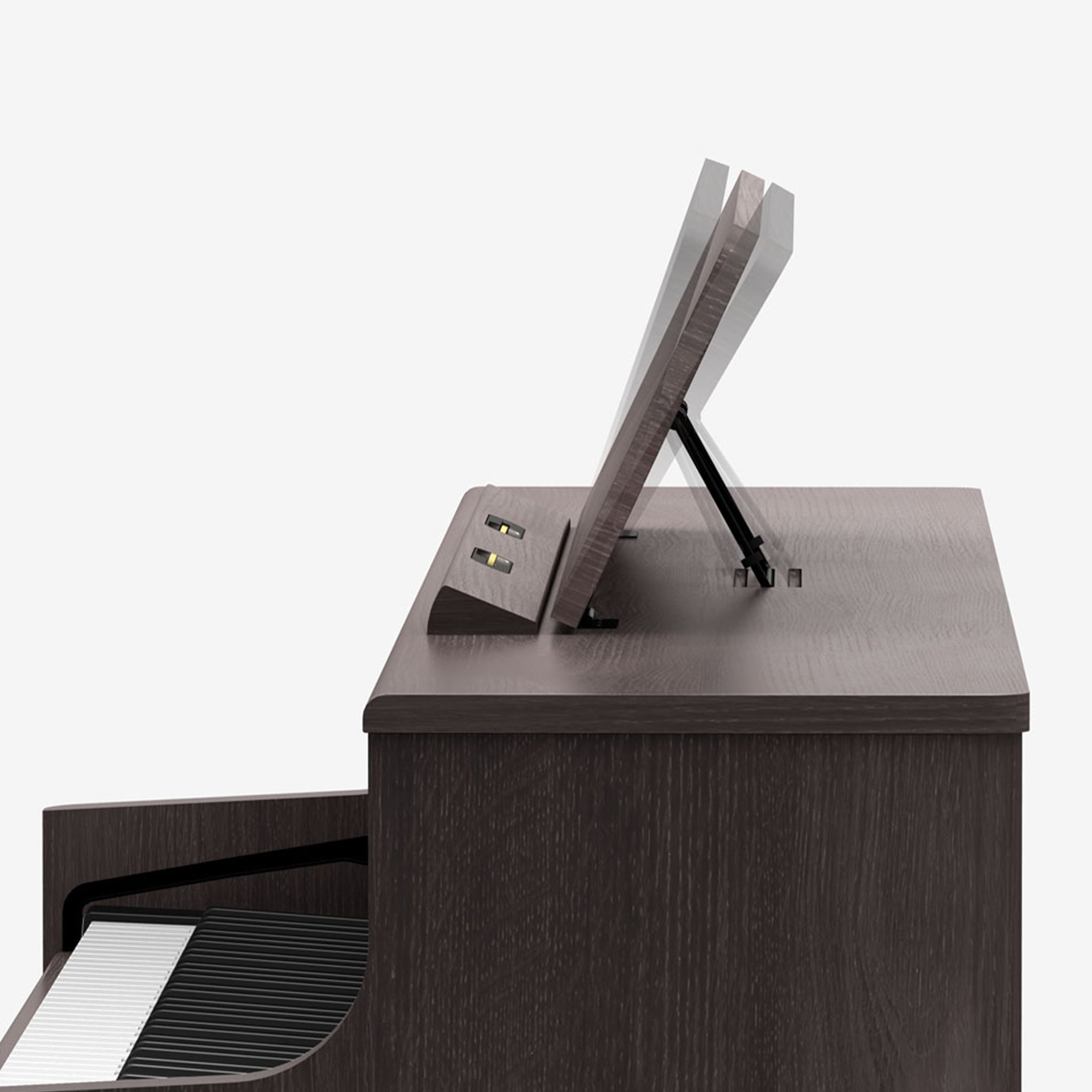 Roland HP704 Digital Piano - Dark Rosewood - music rest