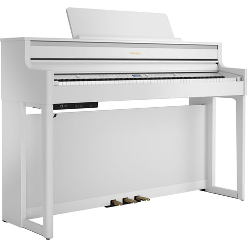 Roland HP704 Digital Piano - Satin White