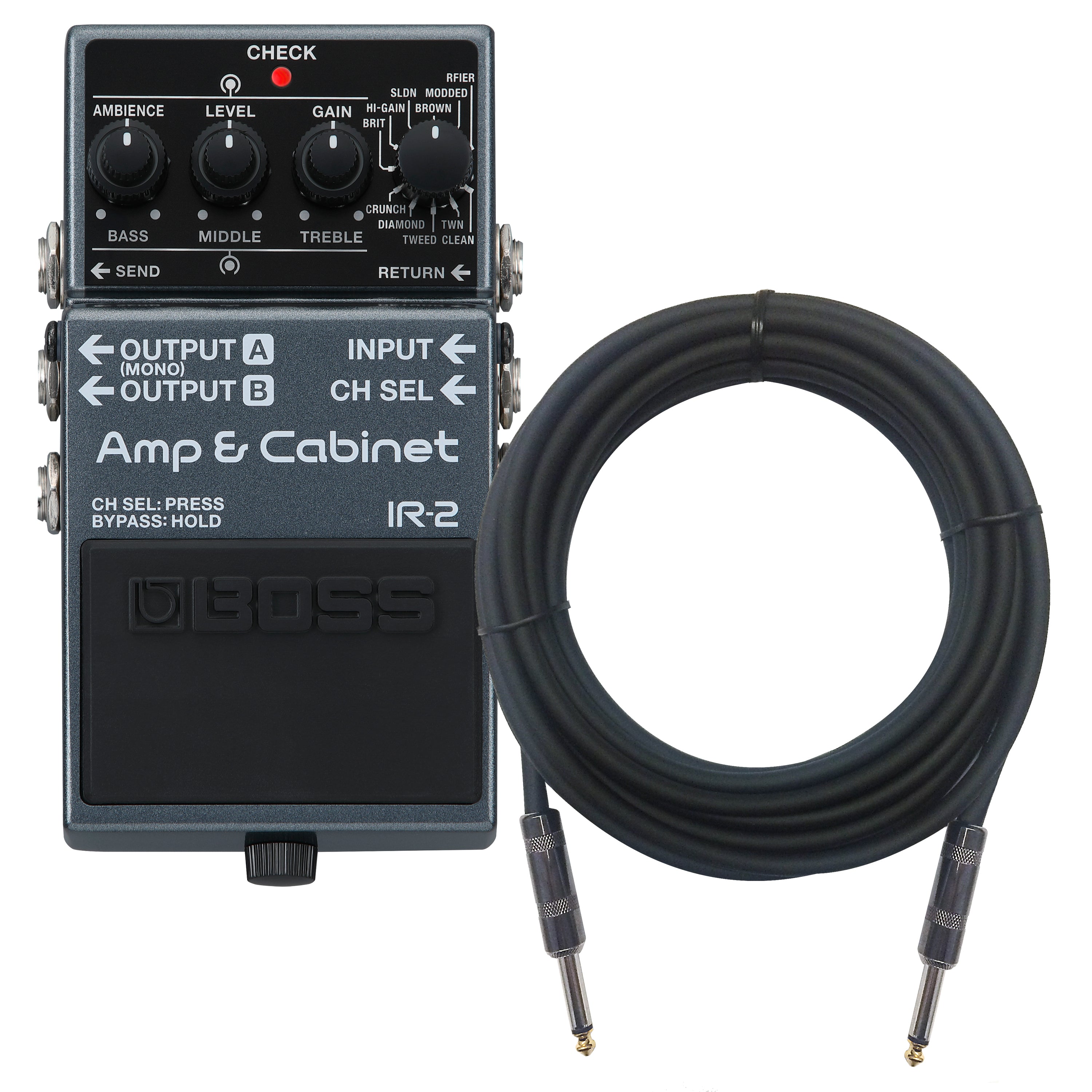 Boss IR-2 IR Amp and Cabinet Processor CABLE KIT – Kraft Music