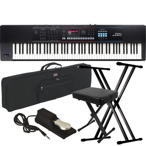 Roland Juno-D8 88-Key Synthesizer STAGE ESSENTIALS BUNDLE