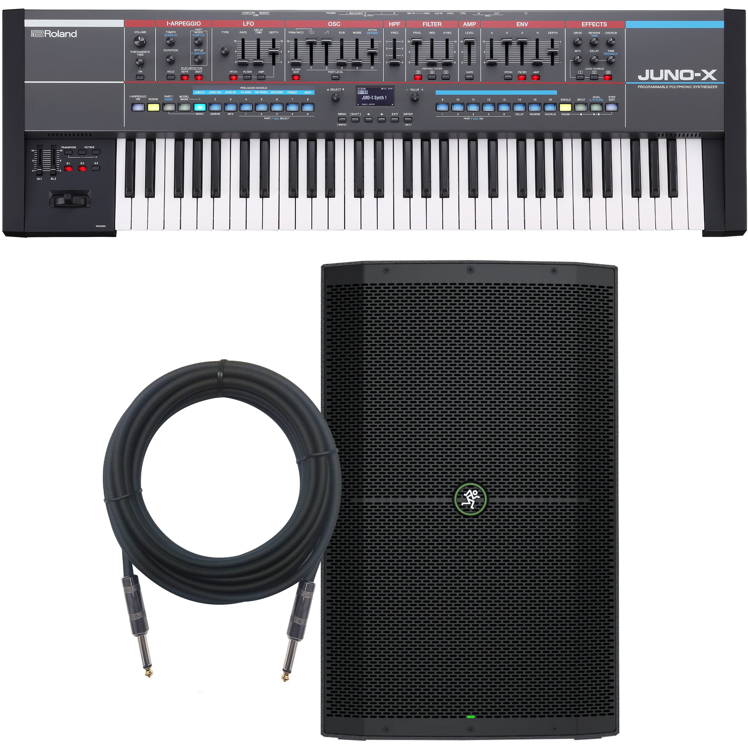 Roland Juno-X 61-Key Programmable Polyphonic Synthesizer MONITOR