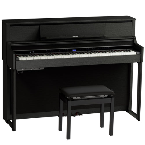 Roland LX-5 Digital Piano with Bench - Charcoal Black, with included bench