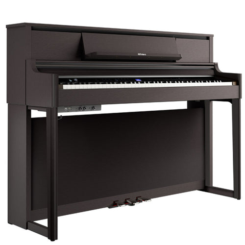 Roland LX-5 Digital Piano in Dark Rosewood - Angle view