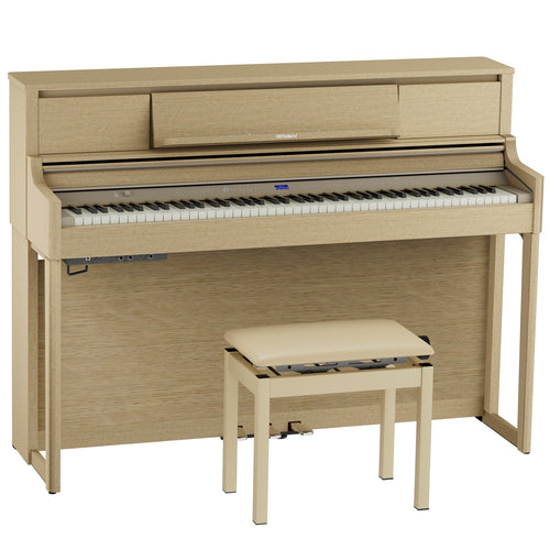 Roland LX-5 Digital Piano with Bench - Light Oak - View 24