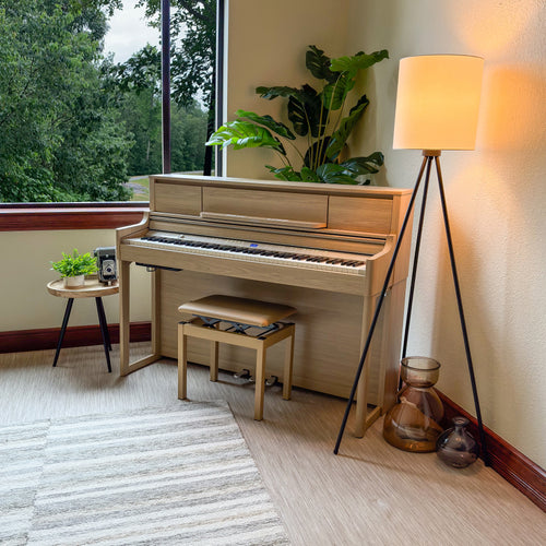 Roland LX-5 Digital Piano with Bench - Light Oak - View 7
