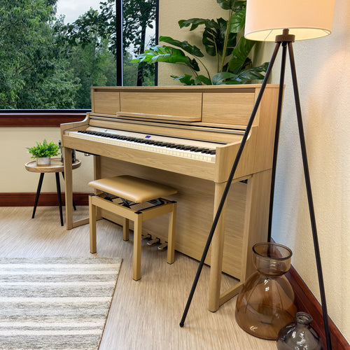 Roland LX-5 Digital Piano with Bench - Light Oak - View 1