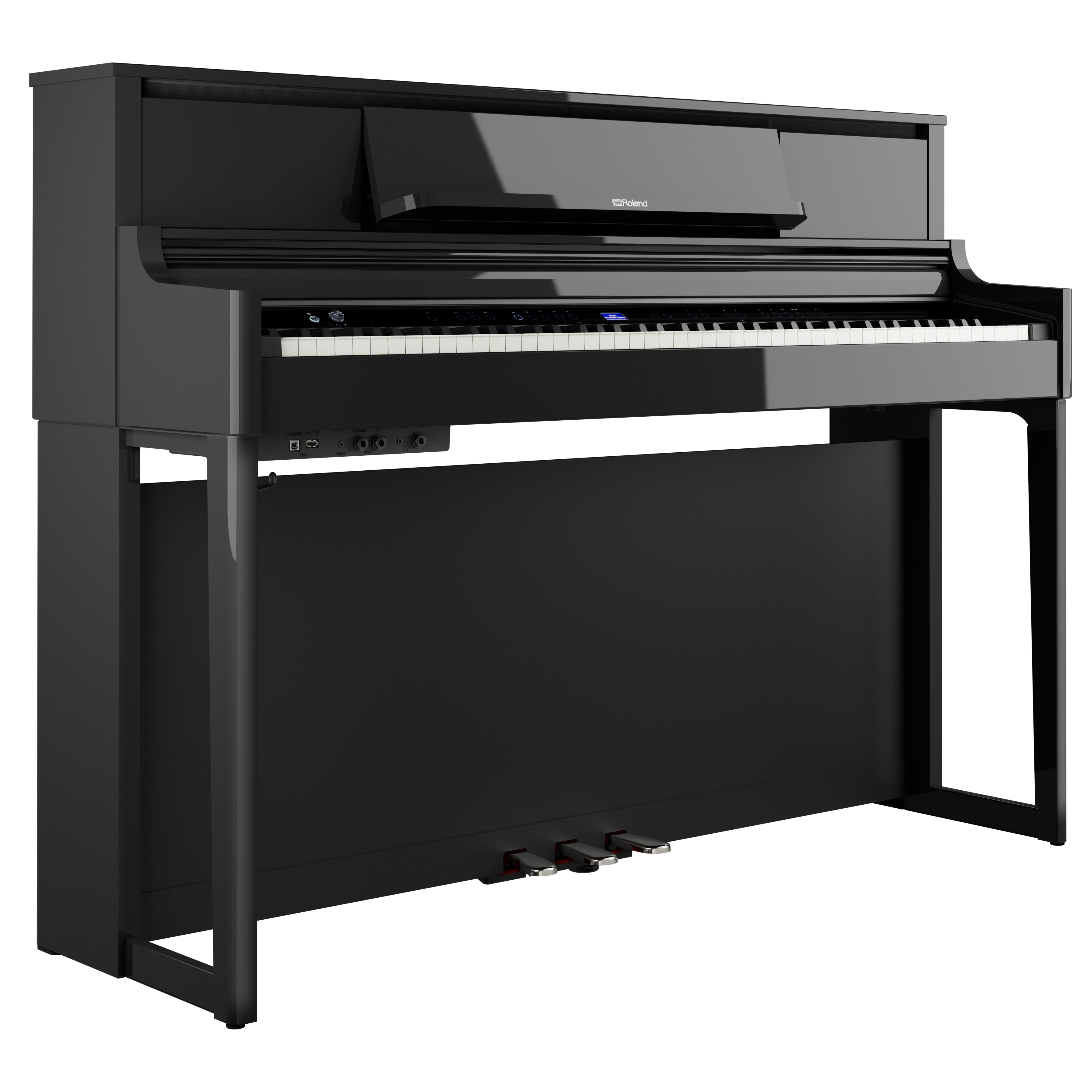 Roland LX-5 Digital Piano with Bench - Polished Ebony, View 2