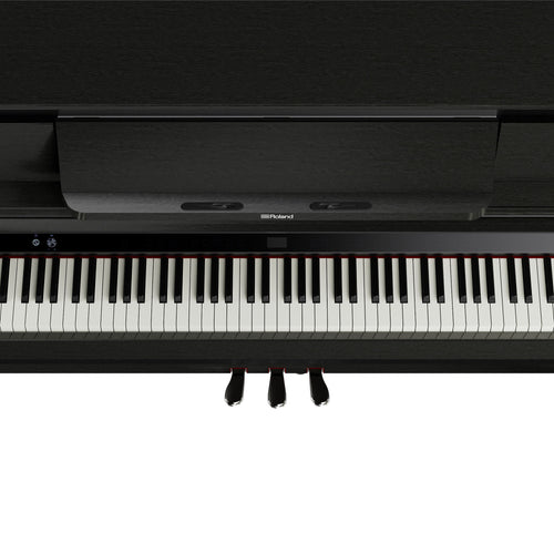 Roland LX-6 Digital Piano with Bench - Charcoal Black, View 3