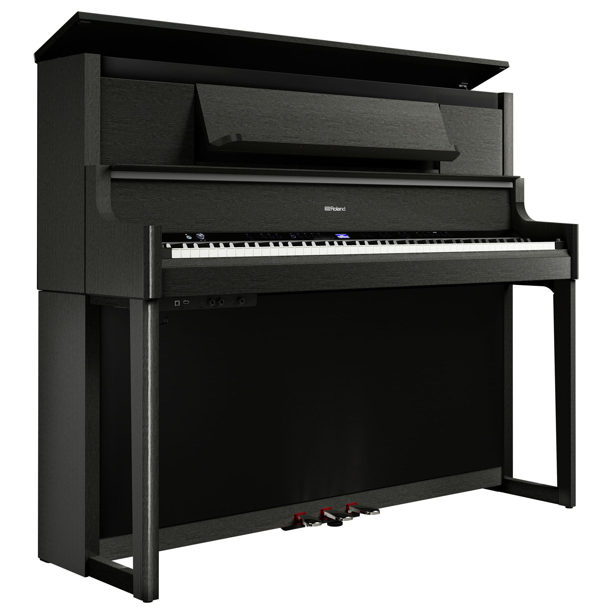 Roland LX-9 Digital Piano with Bench - Charcoal Black - View 22