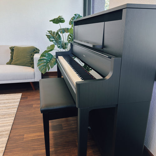 Roland LX-9 Digital Piano with Bench - Charcoal Black - View 7