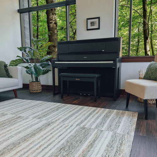 Roland LX-9 Digital Piano with Bench - Charcoal Black - View 9