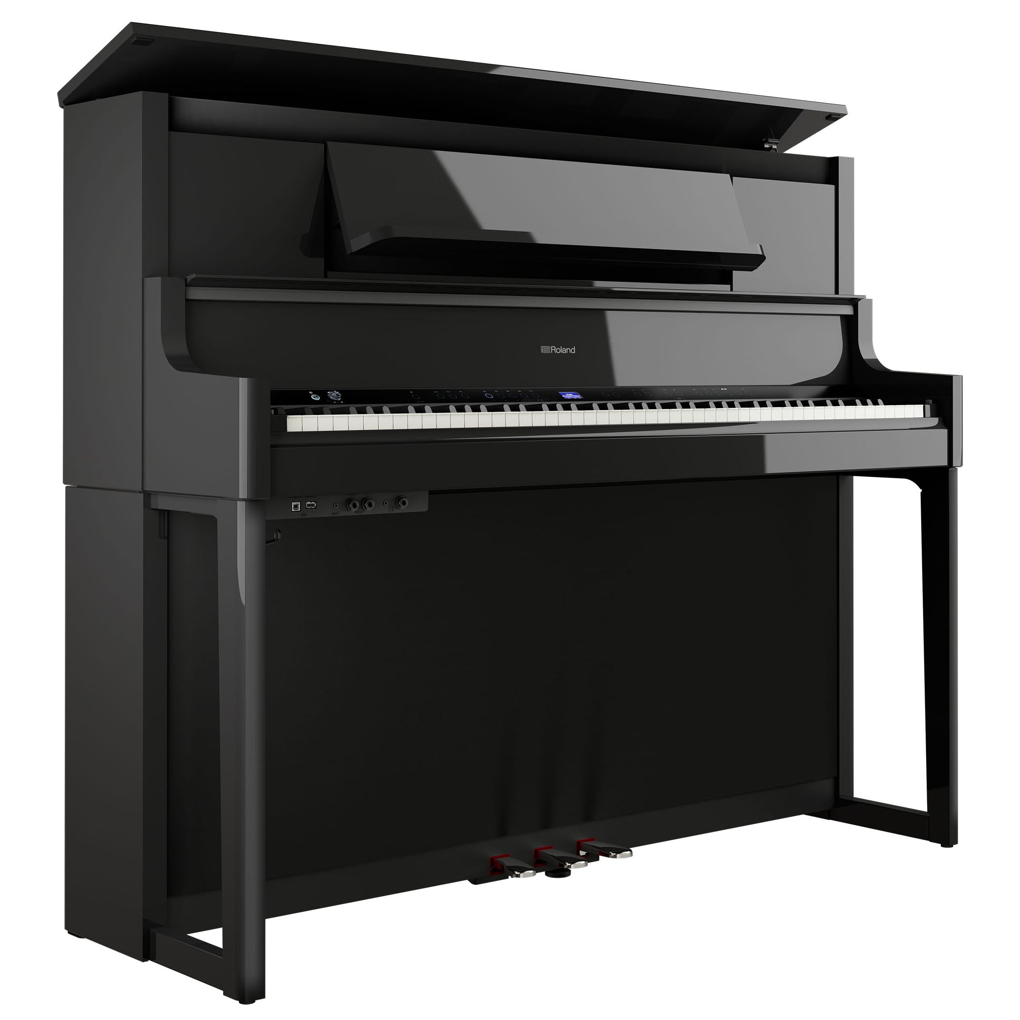 Roland LX-9 Digital Piano with Bench - Polished Ebony, View 1