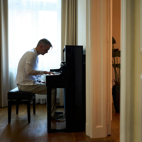 Roland LX-9 Digital Piano with Bench - Polished Ebony, View 22