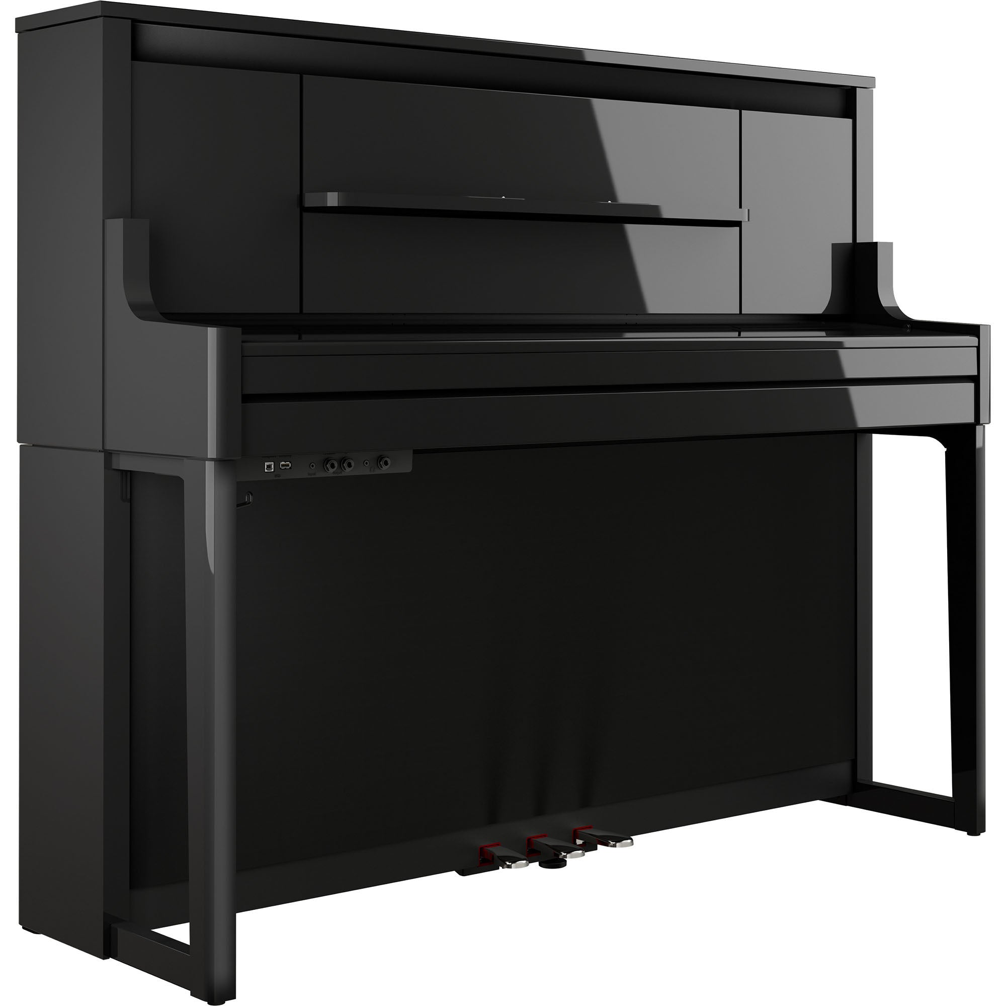 Roland LX-9 Digital Piano with Bench - Polished Ebony, View 5
