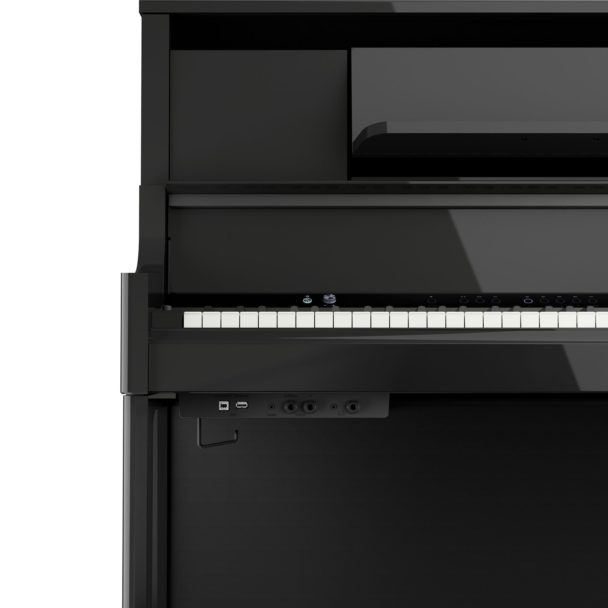 Roland LX-9 Digital Piano with Bench - Polished Ebony, View 9