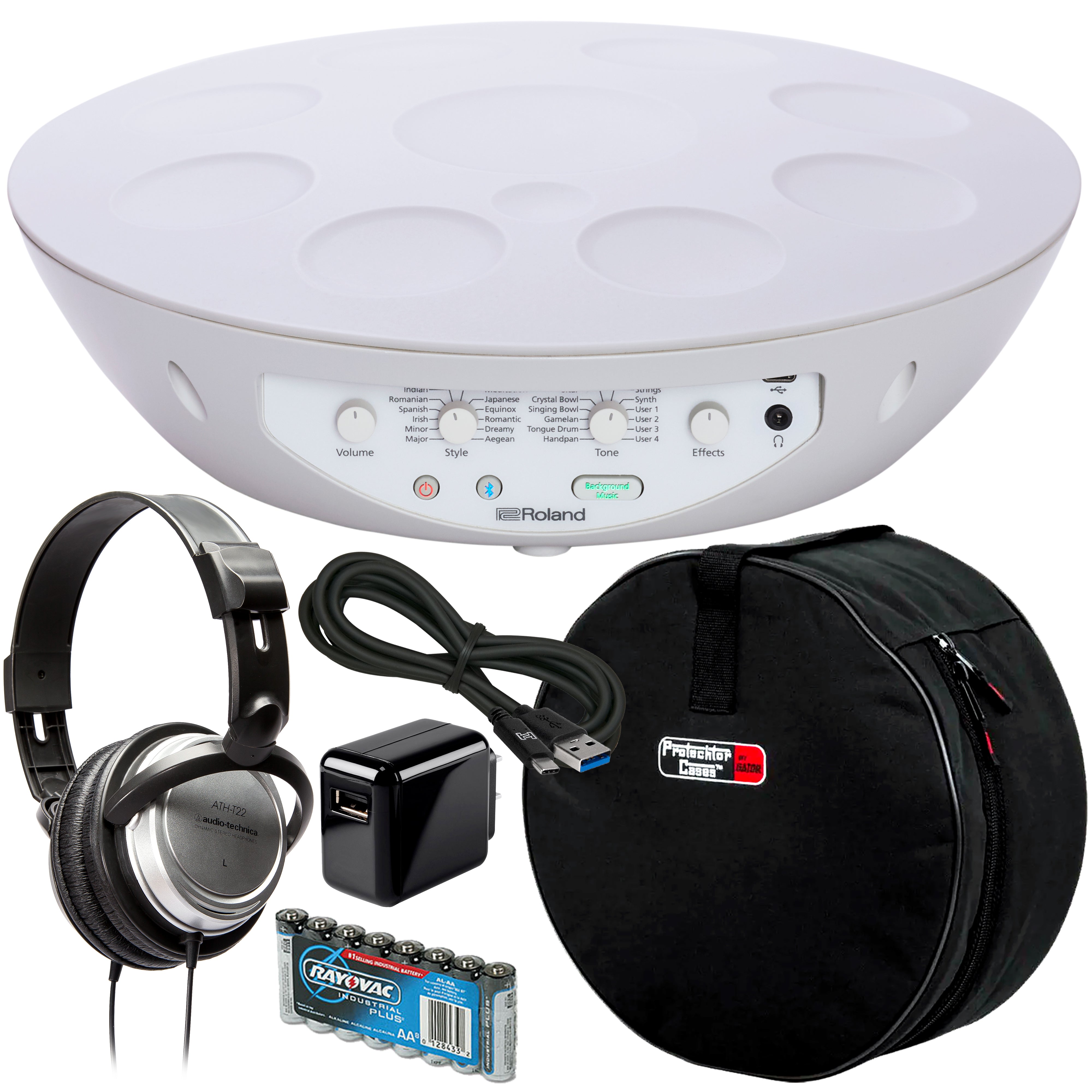 Roland Mood Pan Electronic Hand Percussion Instrument Drum Essentials