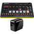 Collage showing components in Roland Aira Compact P-6 Creative Sampler POWER KIT