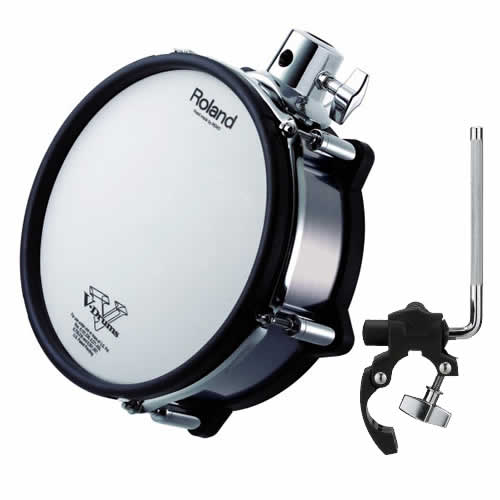 roland pd-108-bc 10" v-pad - black chrome pad pak
