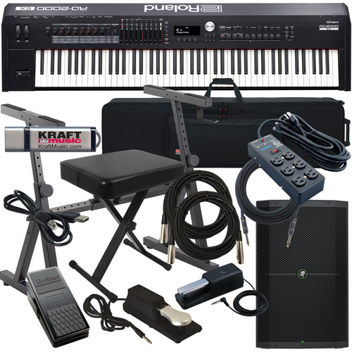 Roland RD-2000 EX Stage Piano COMPLETE STAGE BUNDLE