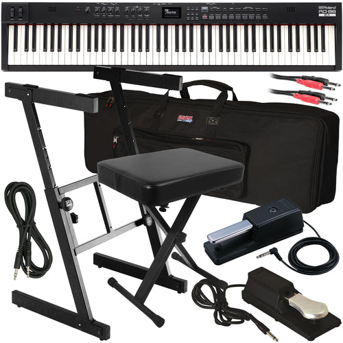 Roland RD-88 EX Stage Piano STAGE ESSENTIALS BUNDLE