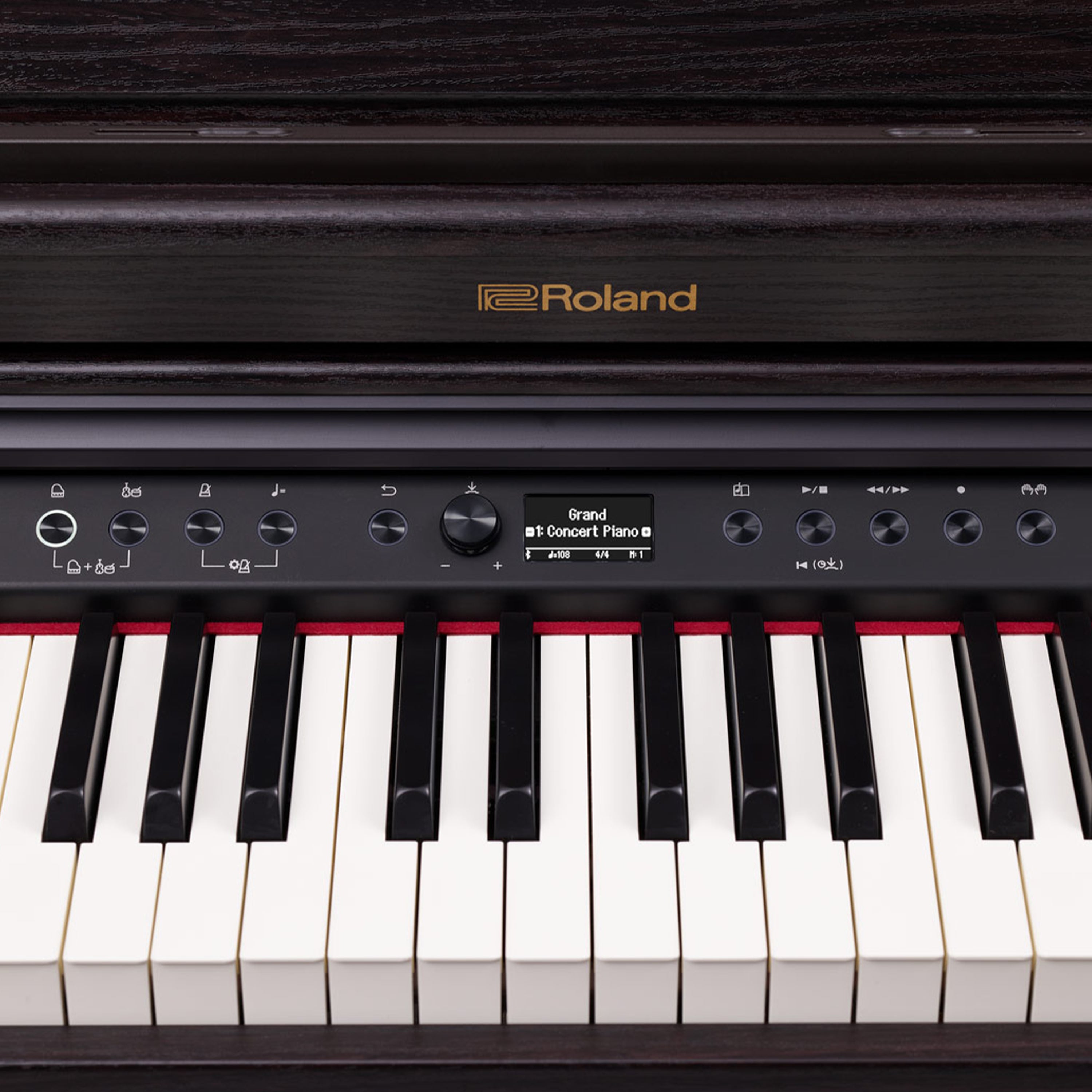 Roland RP701 Digital Piano - Dark Rosewood - controls 2