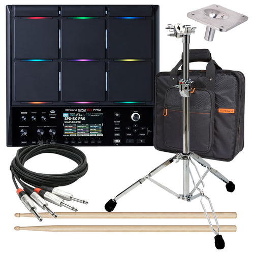 Roland SPD-SX PRO Sampling Pad STAGE RIG