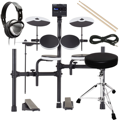 Roland TD-02K V-Drums Electronic Drum Set DRUM ESSENTIALS BUNDLE