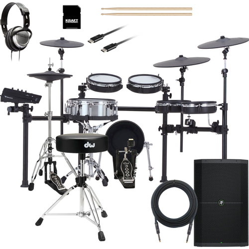 Roland TD713 V-Drums Electronic Drum Set COMPLETE DRUM BUNDLE