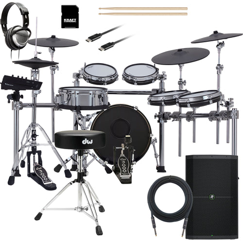 Roland TD716 V-Drums Electronic Drum Set COMPLETE DRUM BUNDLE