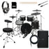 Collage of items included in the Roland V-Drums VAD516 Electronic Drum Set COMPLETE DRUM BUNDLE
