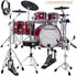 Collage of items included in the Roland VAD-716 V-Drums Electronic Drum Set - Gloss Cherry DRUM ESSENTIALS BUNDLE