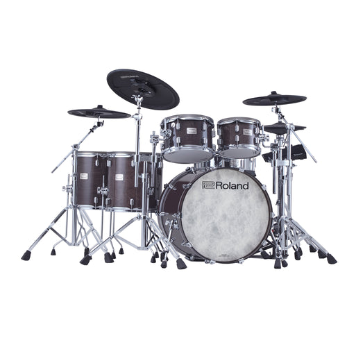 Roland VAD-716 V-Drums Electronic Drum Set - Gloss Ebony, View 1