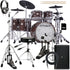 Roland VAD716 V-Drums Electronic Drum Set - Satin Walnut COMPLETE DRUM BUNDLE