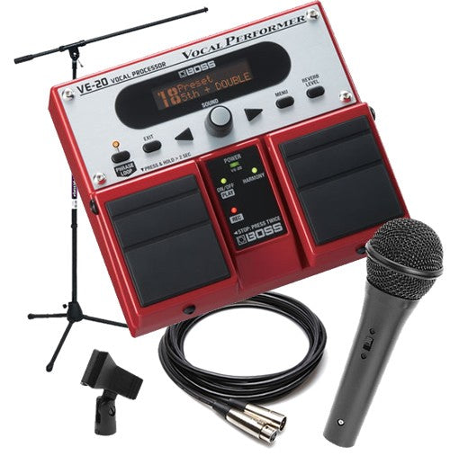 Boss VE-20 Vocal Performer Twin Pedal PEDAL PAK