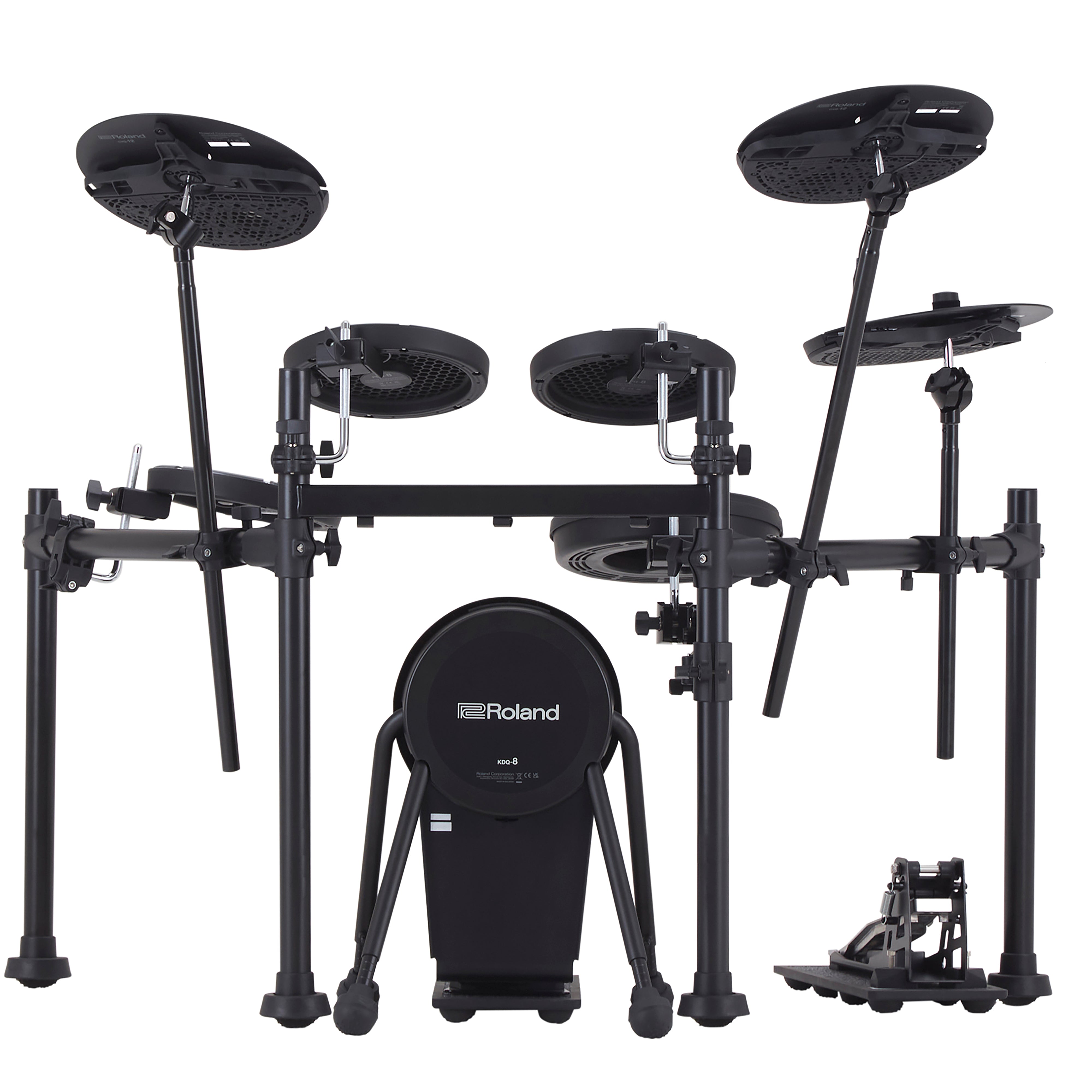 drum pad pedal Roland VQD106 V-Drums Quiet Design Pad Kit without Module DRUM ESSENTIALS BUNDLE