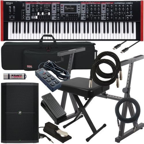 Roland V-Stage 76 Stage Keyboard COMPLETE STAGE BUNDLE
