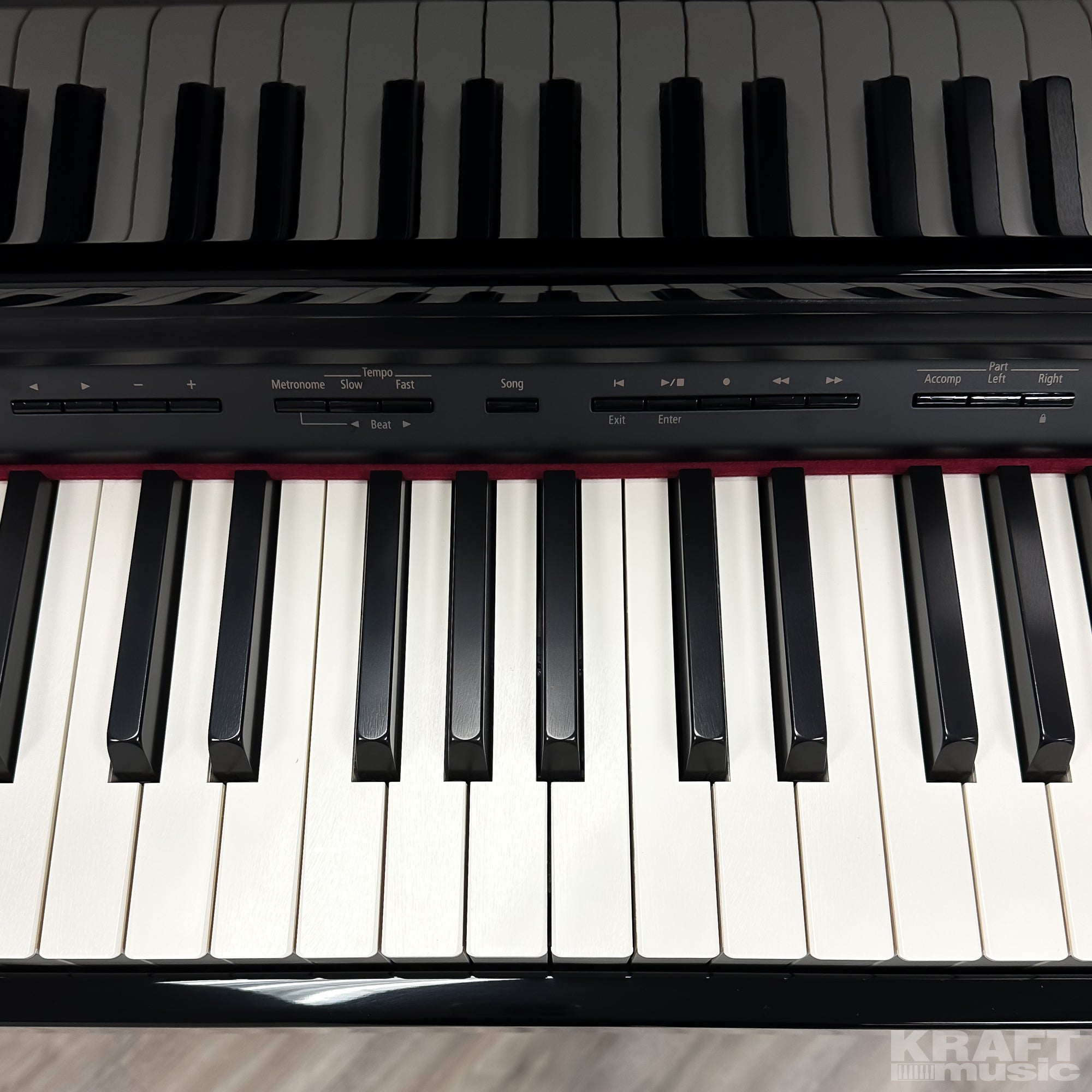 Roland GP607 Digital Grand Piano - Polished Ebony - Control panel 3