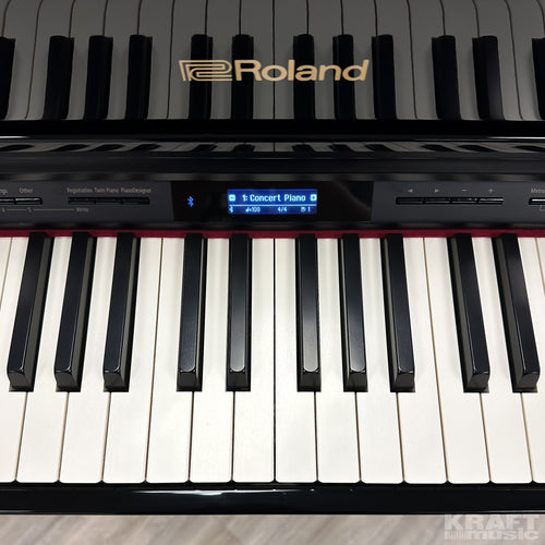 Roland GP607 Digital Grand Piano - Polished Ebony - Control panel 2