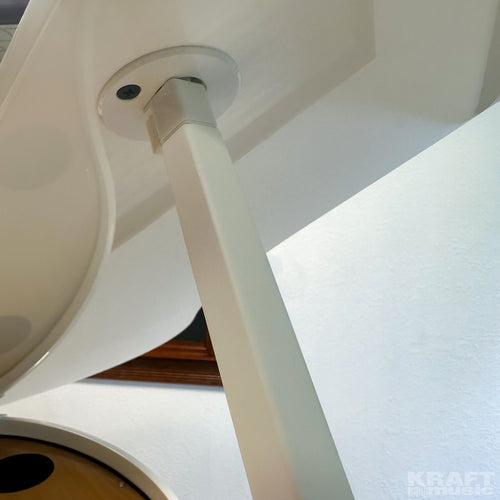 Roland GP-6 Digital Grand Piano - Polished White - lid bracket