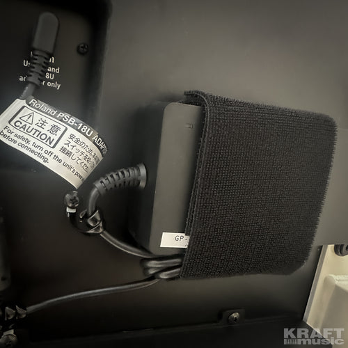 Roland GP-6 Digital Grand Piano - Polished White - power supply holder