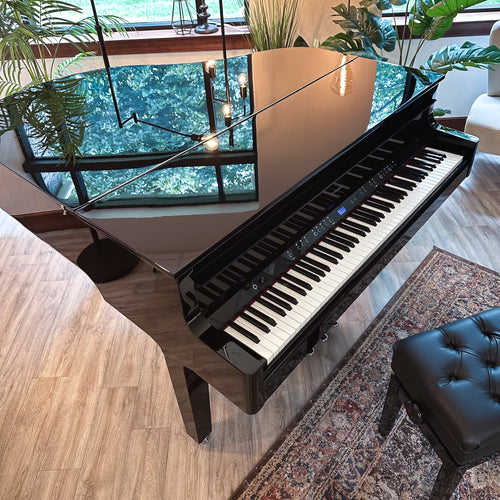 Roland GP-9 Digital Grand Piano - Polished Ebony - View 4