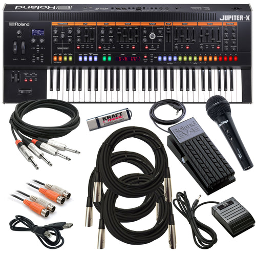 Roland Jupiter-X 61-Key Synthesizer CABLE KIT