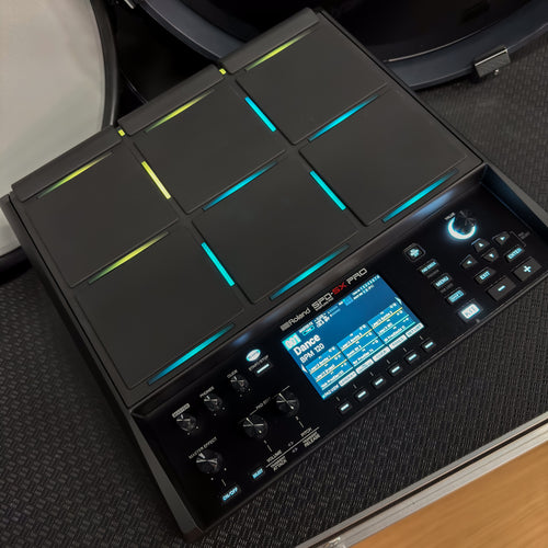 A Roland SPD-SX PRO Sampling Pad in a studio