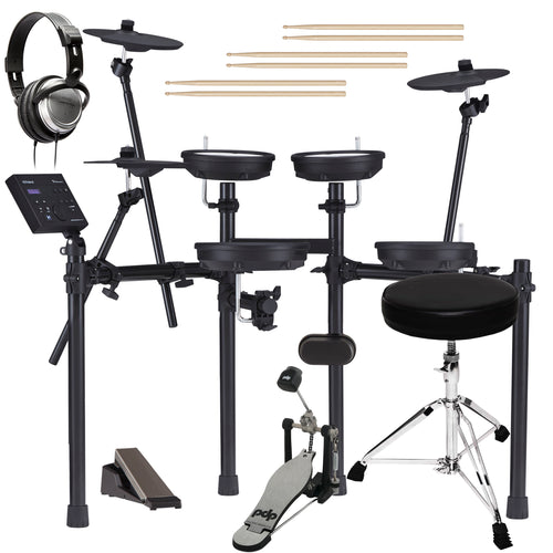 Roland TD-07DMK V-Drums Electronic Drum Set DRUM ESSENTIALS BUNDLE