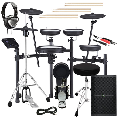 Roland TD-07KVX V-Drums Electronic Drum Set COMPLETE DRUM BUNDLE